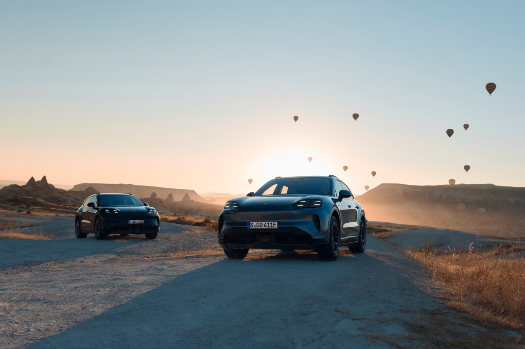Porsche представляет новый Cayenne Electric: всестороннее испытание в суровых условиях Каппадокии