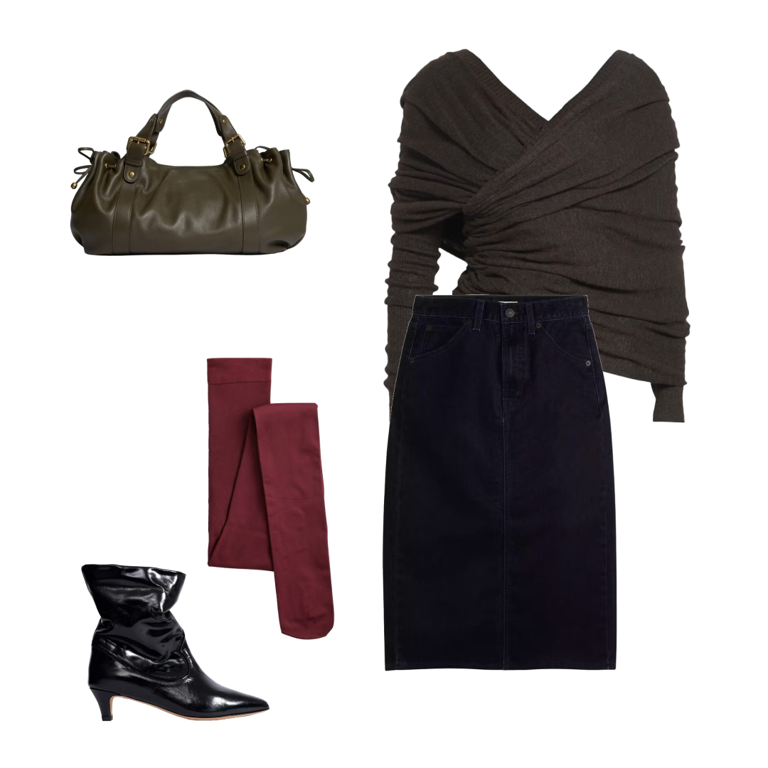 Мы уже знаем, как стилизовать красные колготки в этом сезоне 