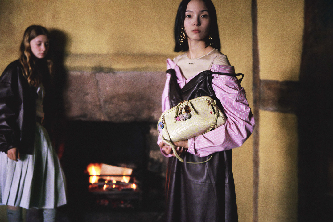 праздничный кампейн Miu Miu 2025 года