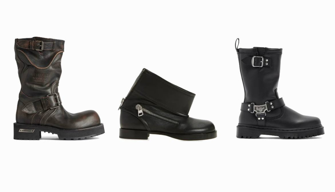 Сапоги и ботинки в байкерском стиле