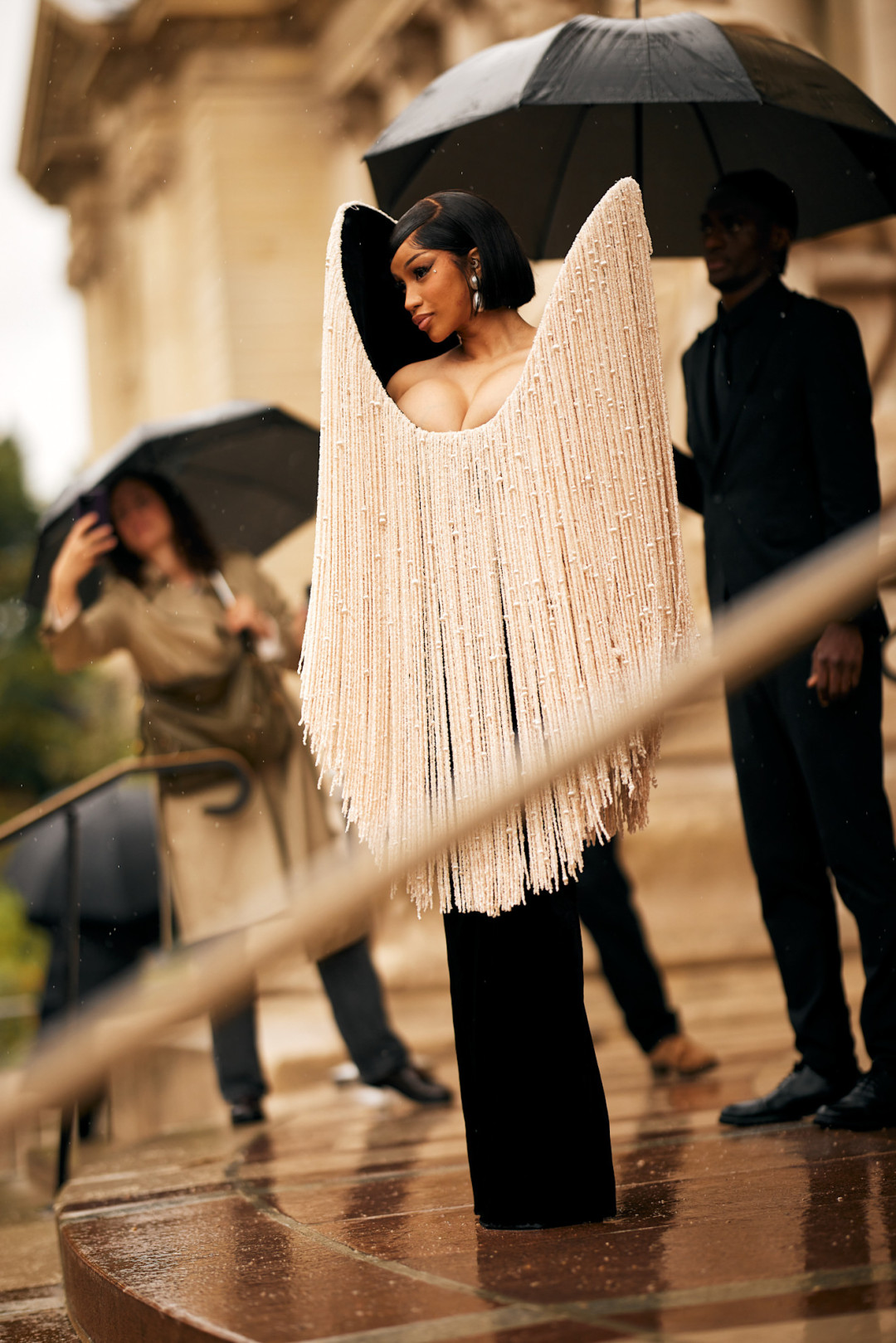 звезды на кутюрном показе Schiaparelli