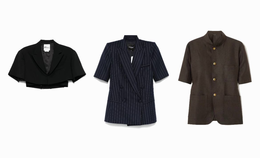 Жакеты с короткими рукавами