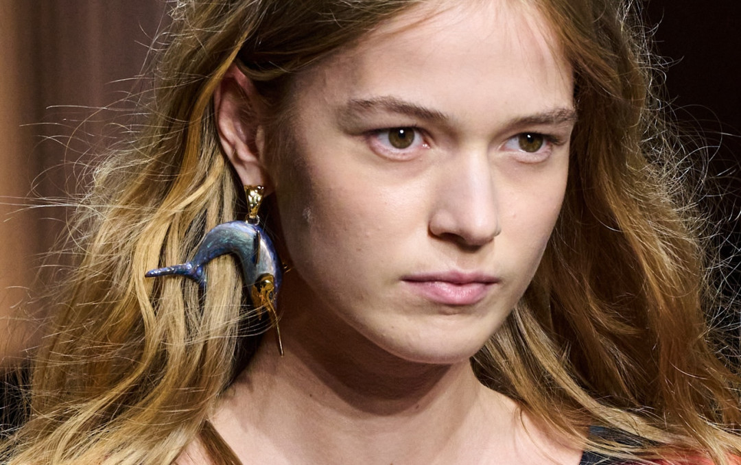 Серьги в виде животных и рыб