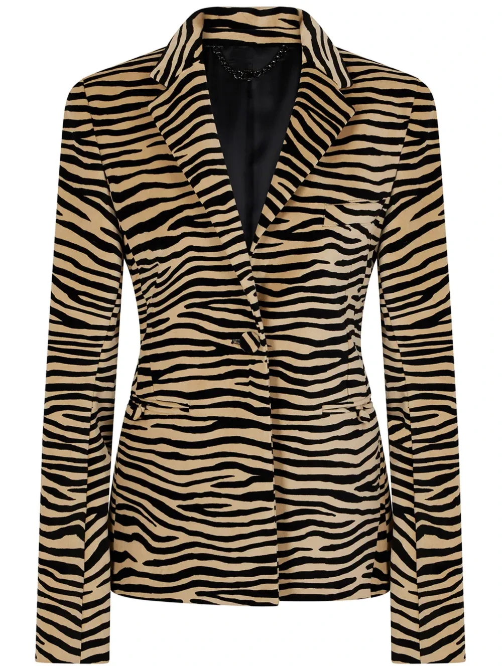 Где купить жакет с анималистическим принтом как Улмекен Дуйсенби?