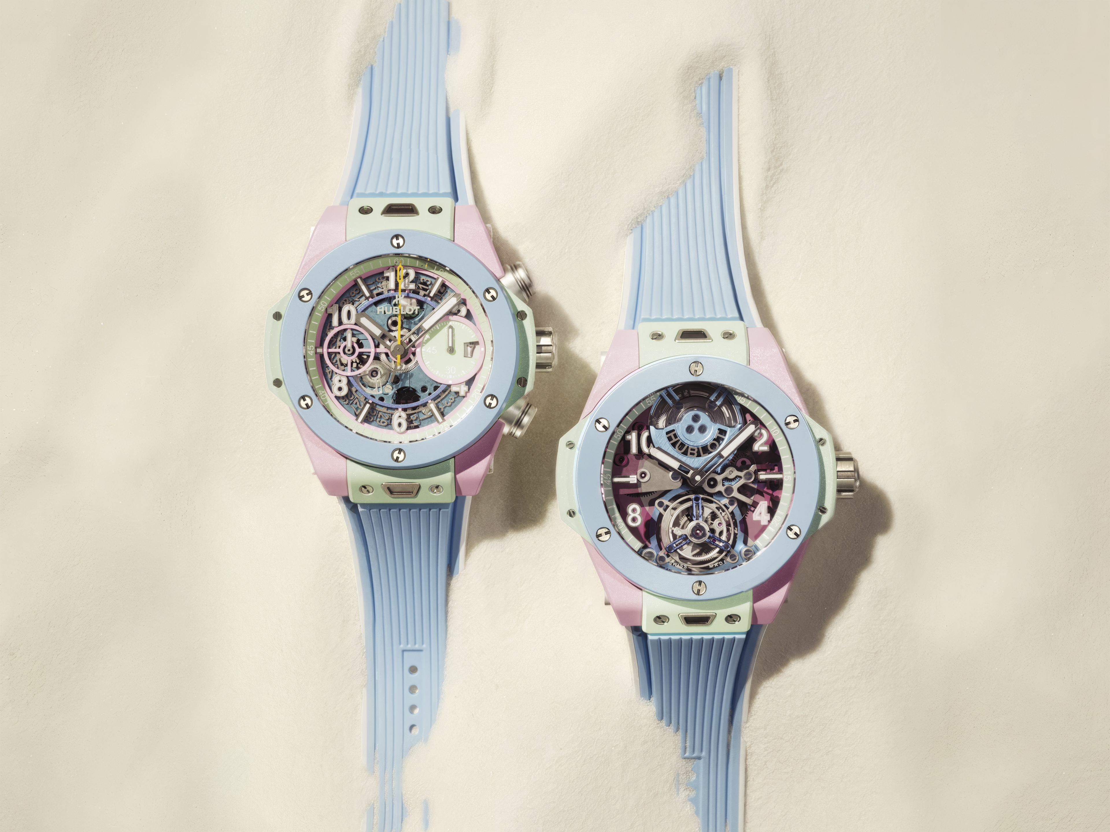 Пастельная революция: Hublot представили летние новинки Big Bang в Сен-Тропе