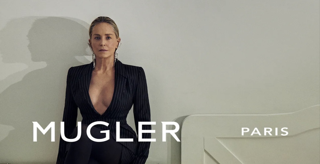 Шэрон Стоун в кампейне Mugler