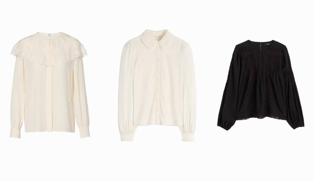 Блузы в викторианском стиле