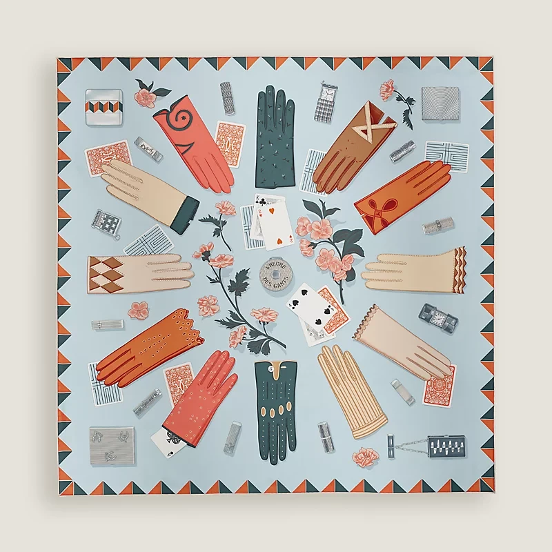 шелковый платок Hermès Carré