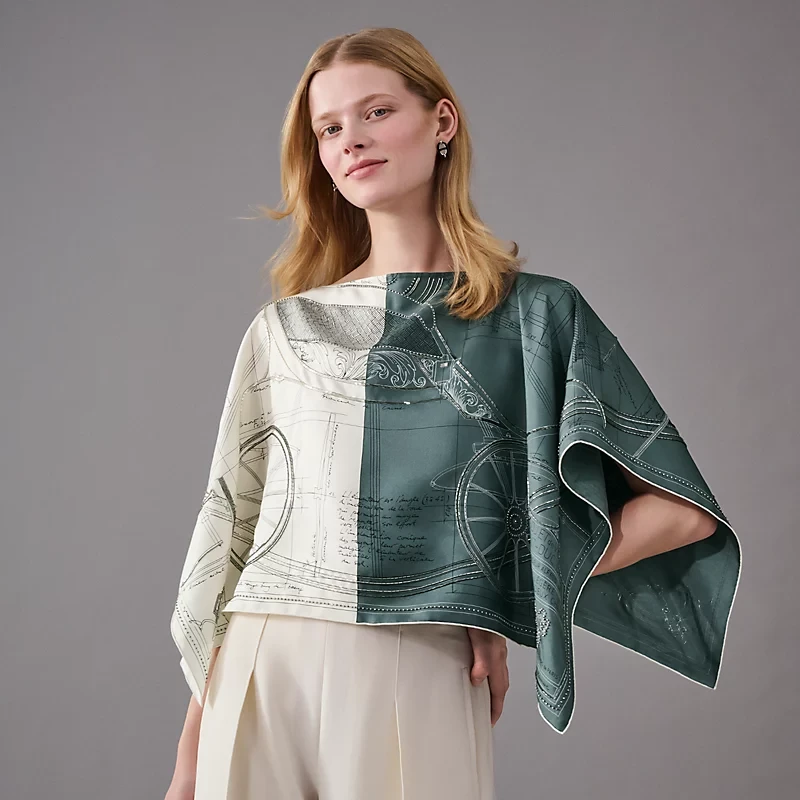 шелковый платок Hermès Carré