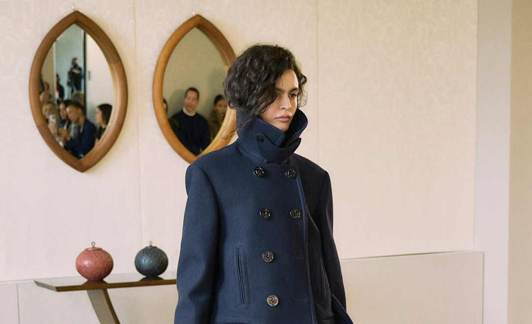 Куртки с высоким широким воротником