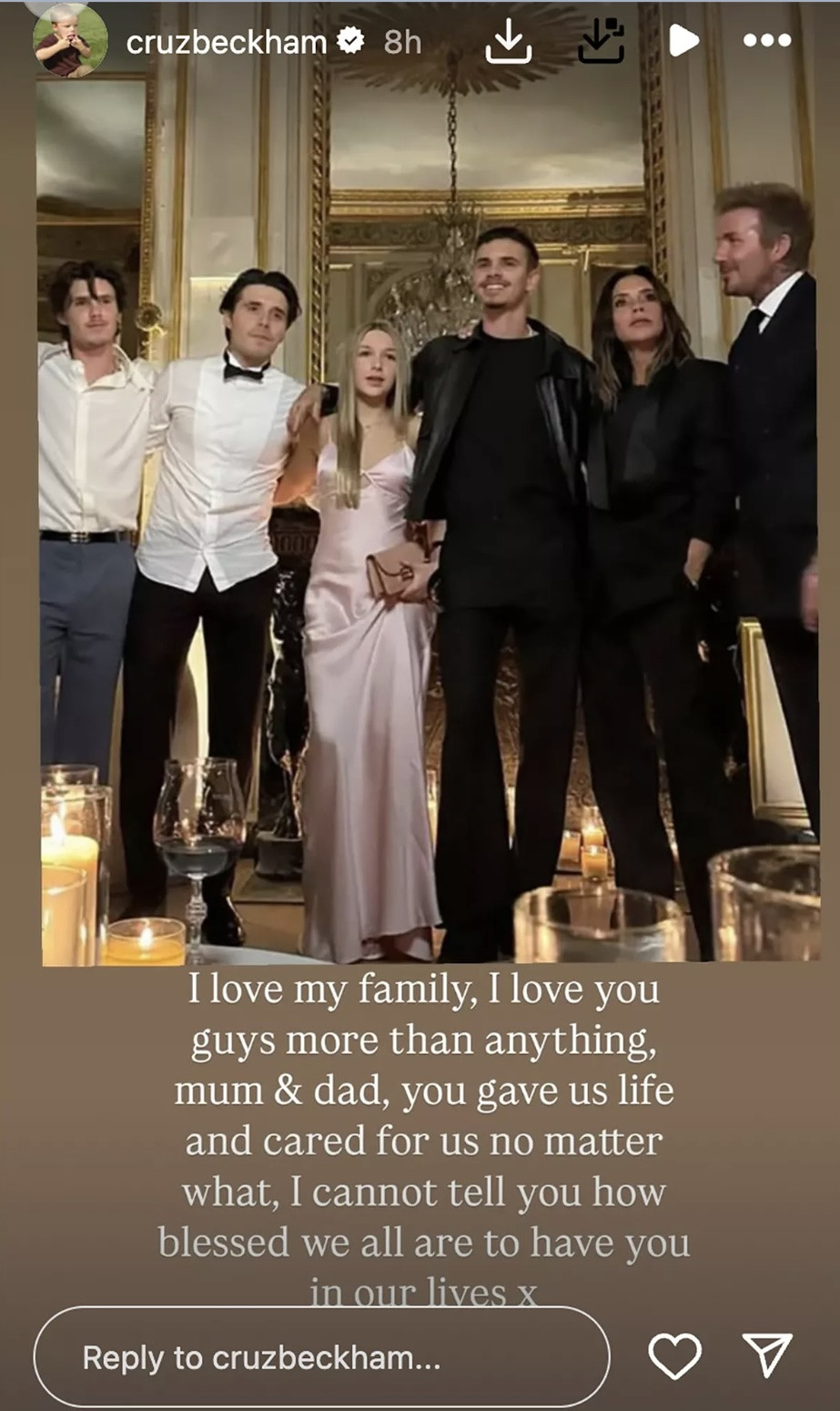 Бруклин Бекхэм «высказался» о конфликте в своей семье 