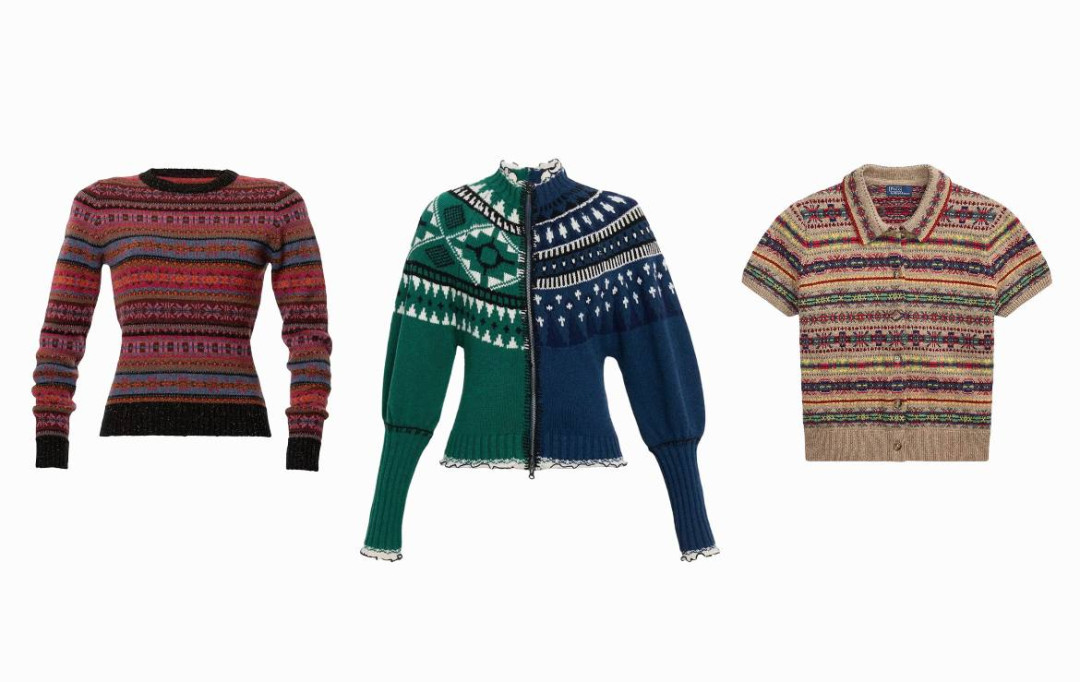 Свитеры и кардиганы с узором фэр-айл