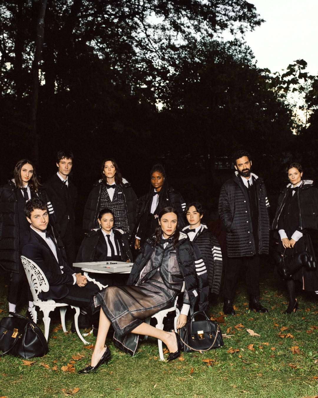 Thom Browne презентовали кампейн линии High Winter 2025, снятый в долине реки Гудзон