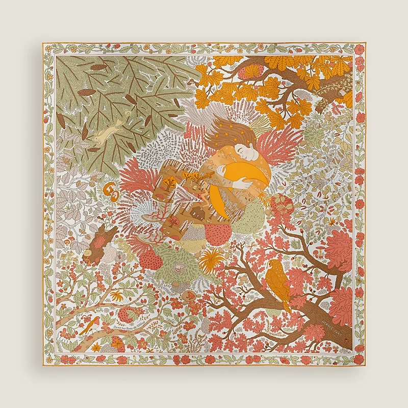 шелковый платок Hermès Carré