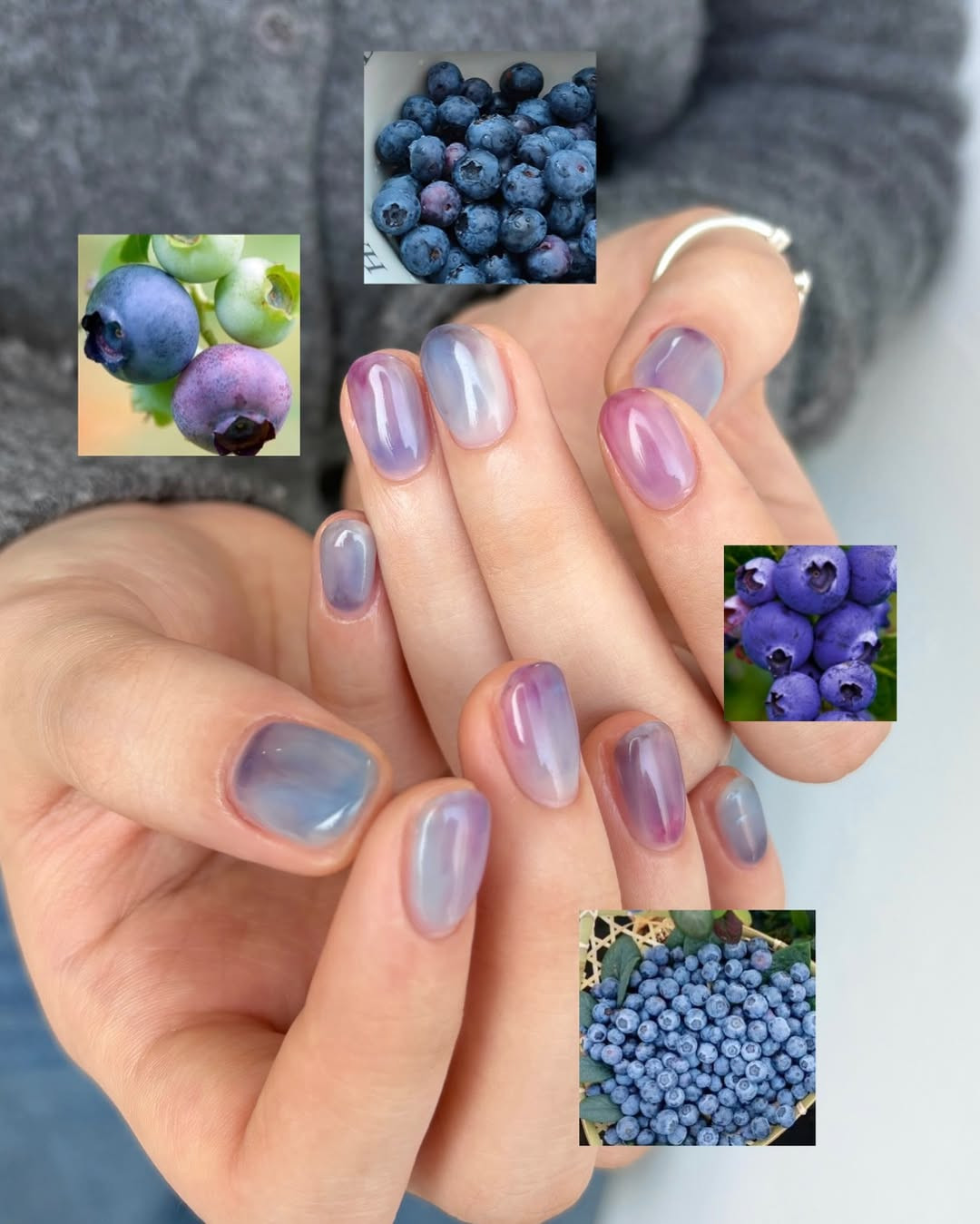 Fruit peel nails — сочный и «вкусный» дизайн маникюра из Кореи  