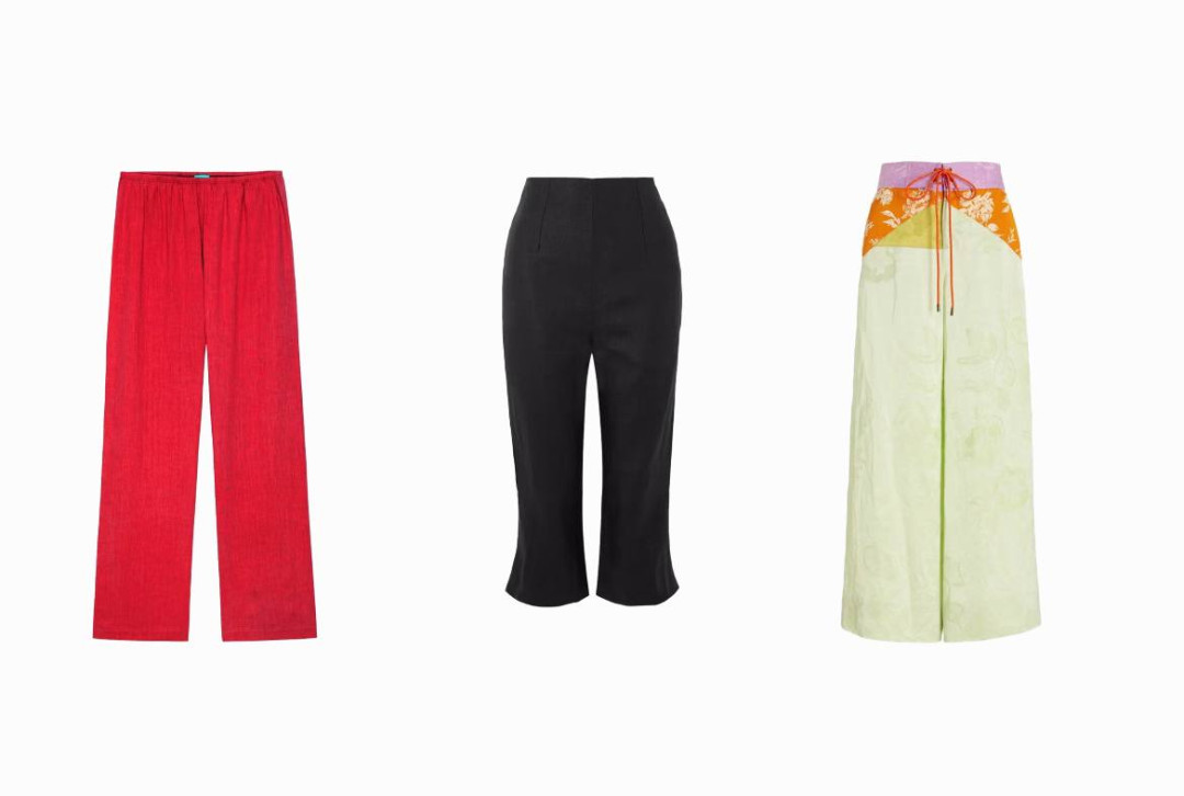 льняные брюки