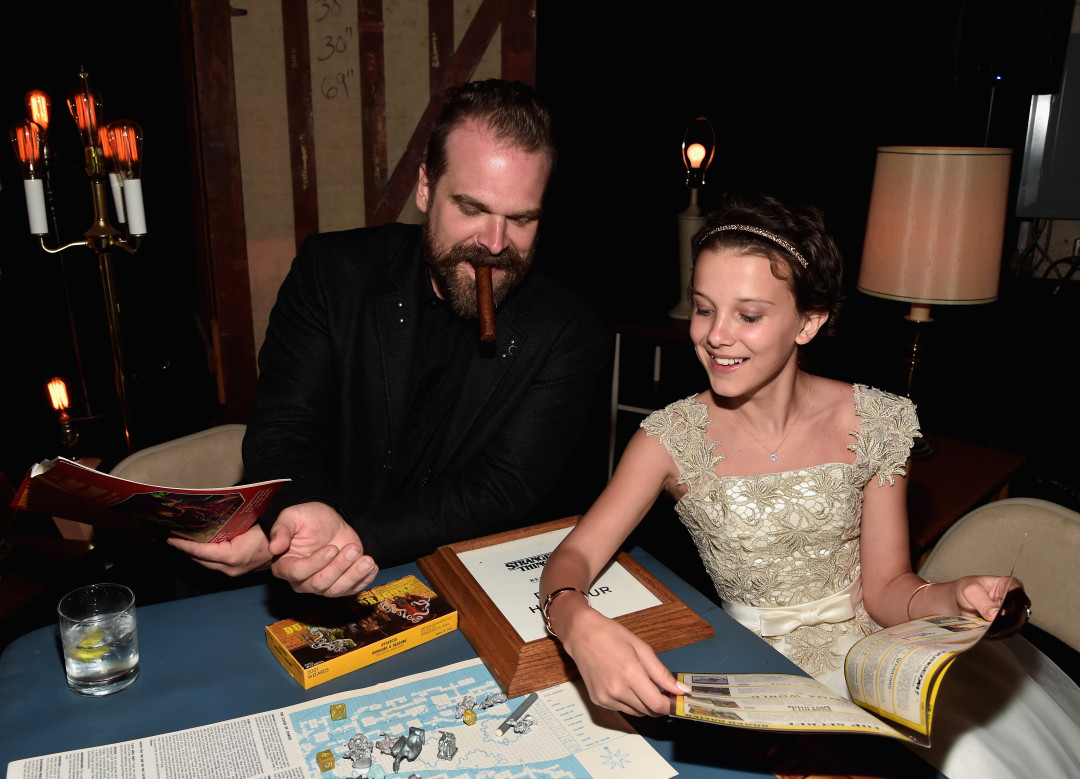 Милли Бобби Браун Дэвид Харбор