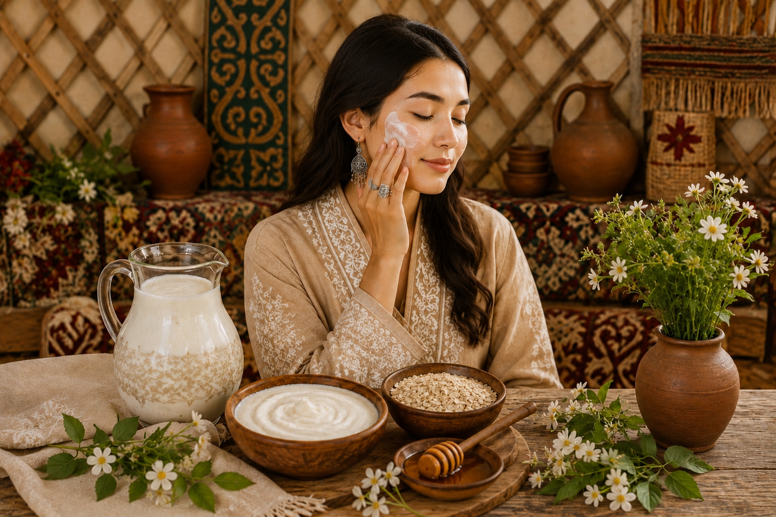 Әжелеріміз қолданған табиғи күтім тәсілдері: қазақ әйелдерінің сұлулық құпиялары