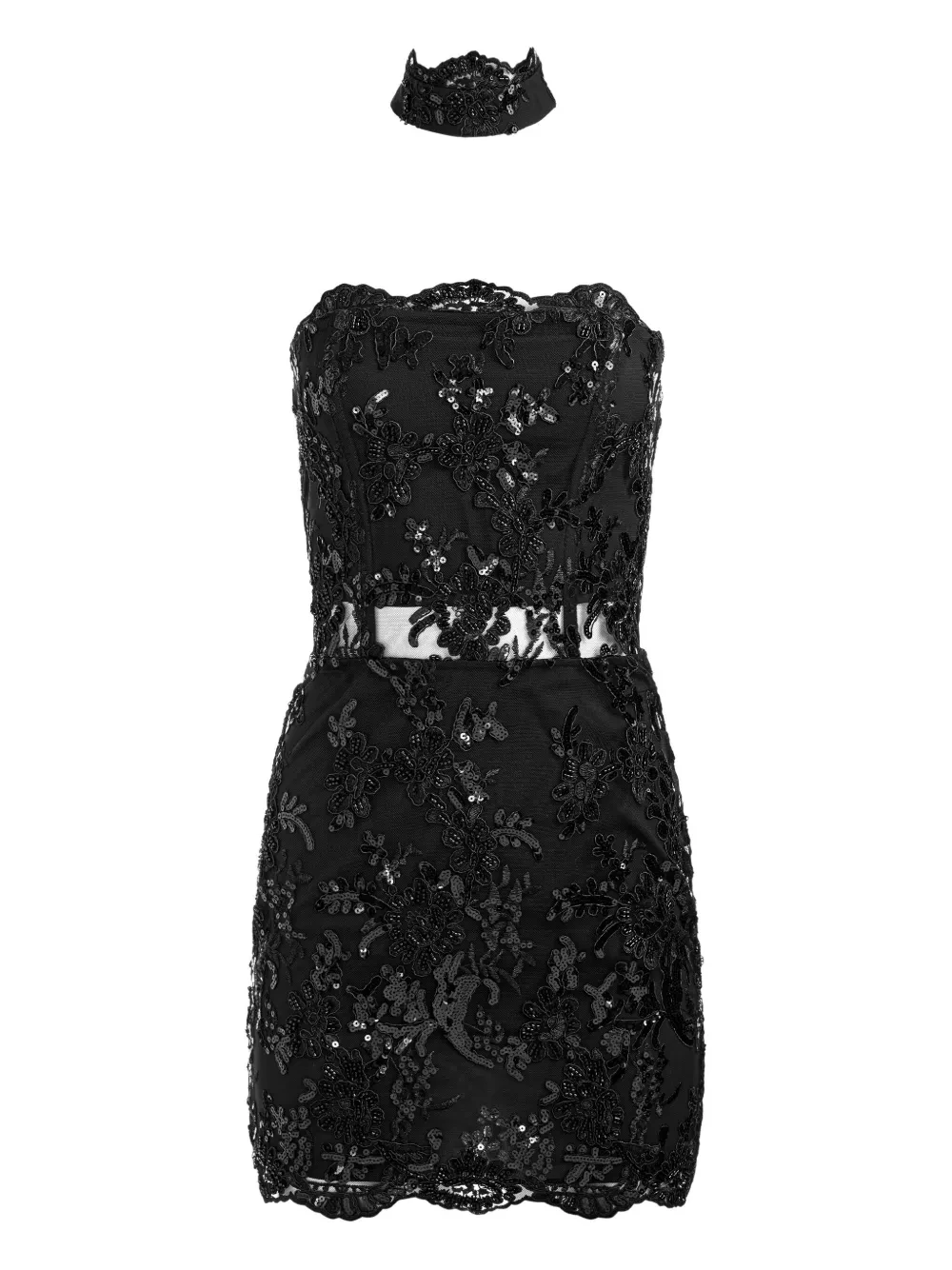 Где найти черное транспарантное платье как у Ким Кардашьян?