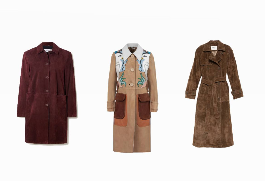 Замша пальто — тренч пен күртешенің көз тартар баламасы
