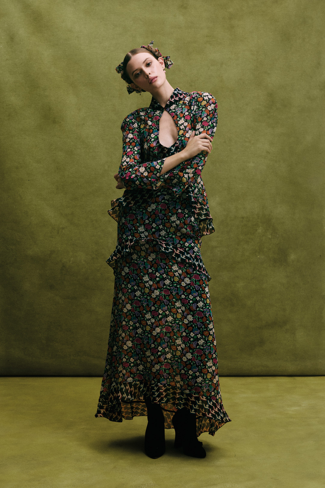 кампейн осеннее-зимней демикутюрной коллекции Ulyana Sergeenko