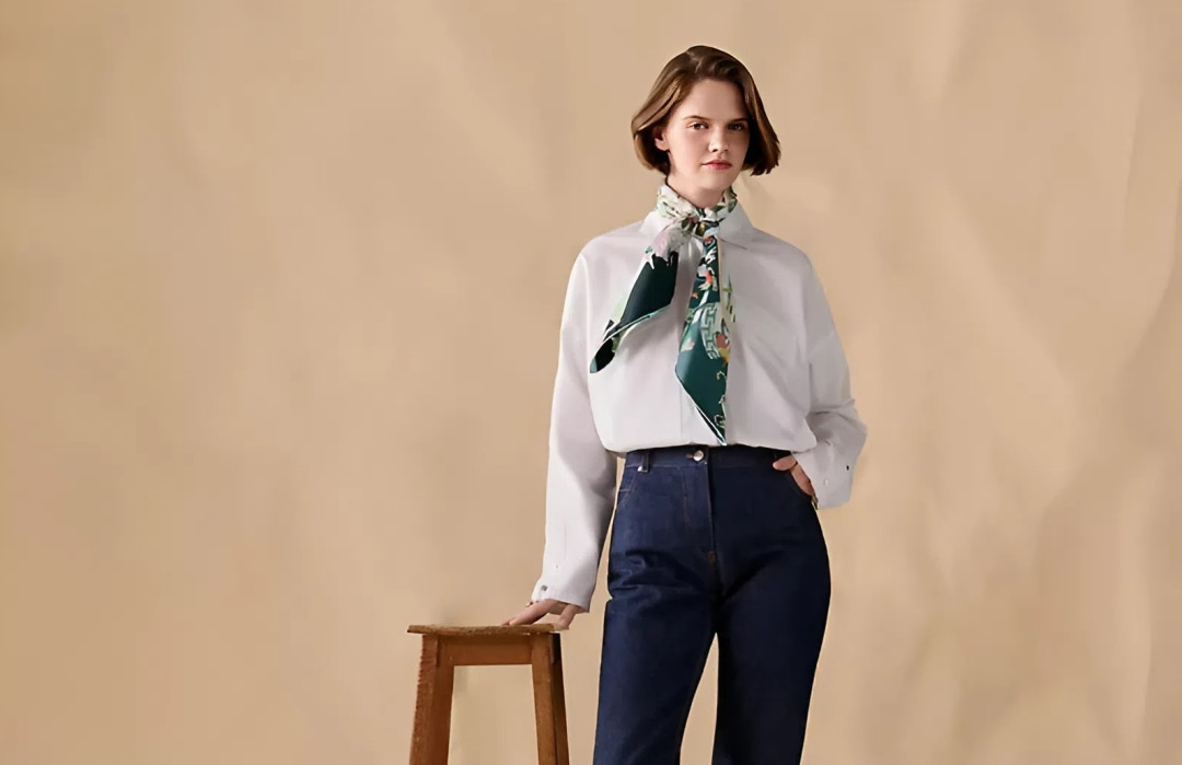 шелковый платок Hermès Carré