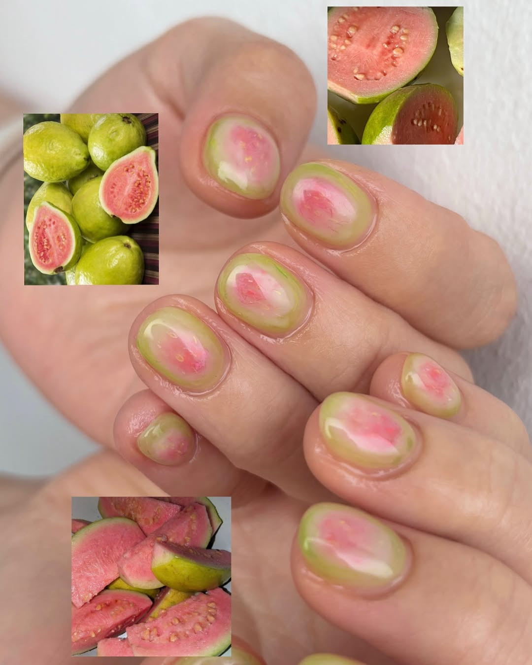 Fruit peel nails 