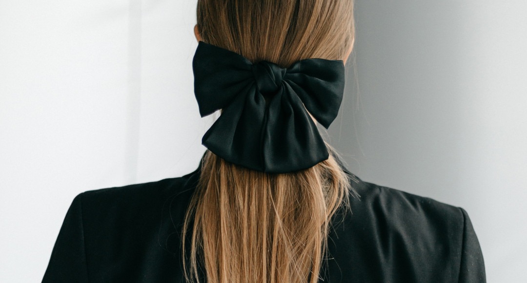Лаконичные банты для волос