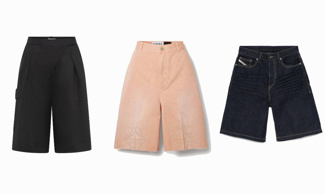 шорты-бермуды