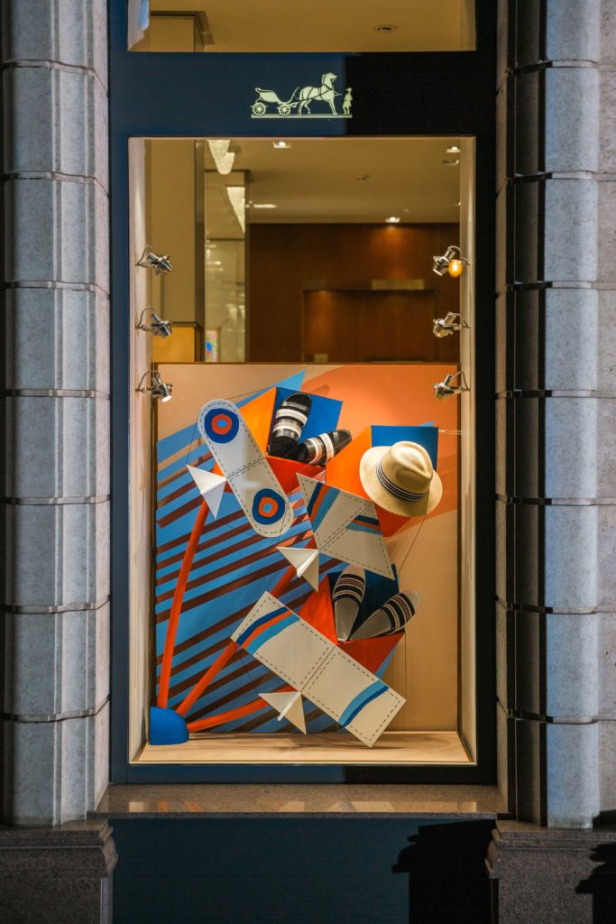 Витрины Hermès 