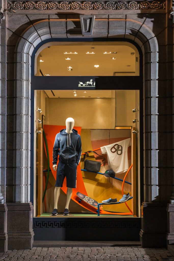 Витрины Hermès 