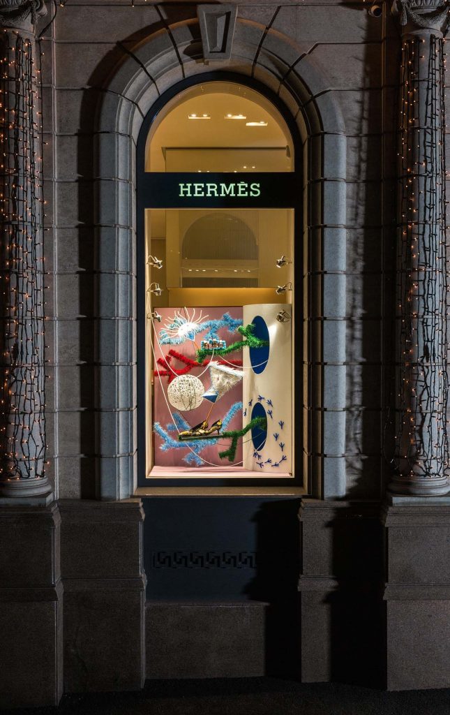 витрины Hermès