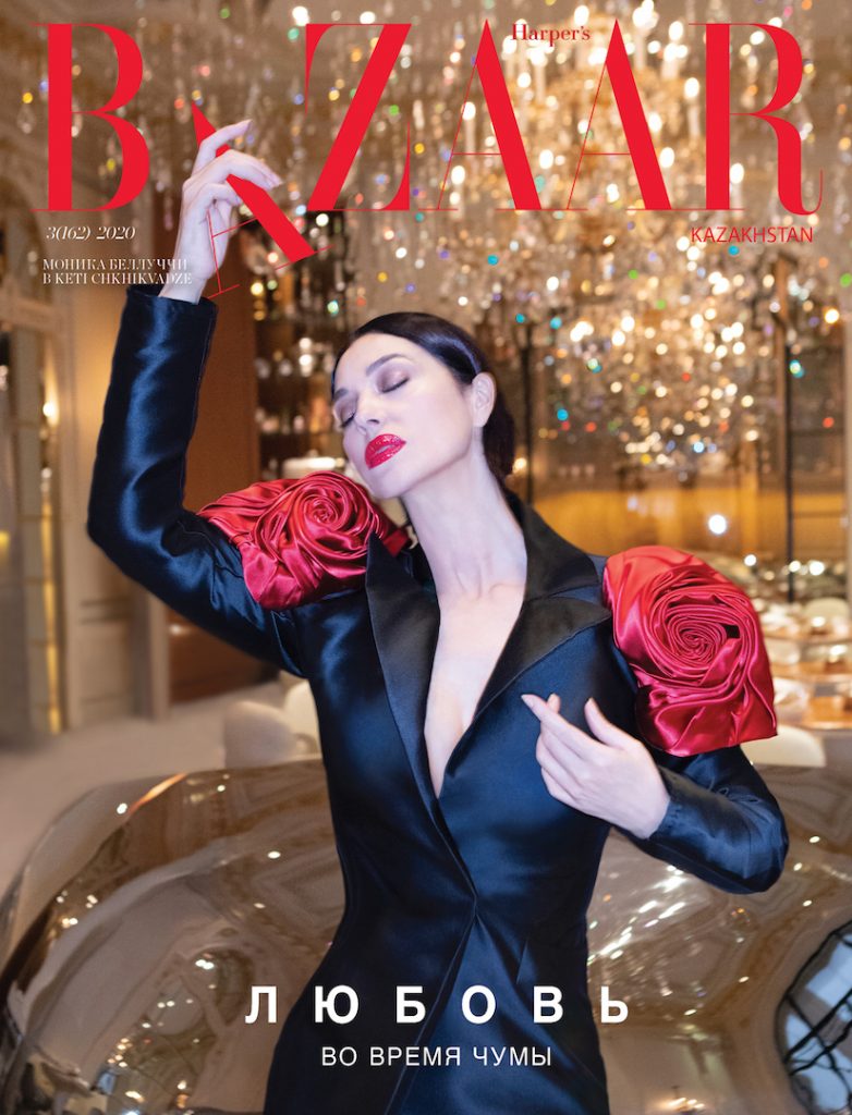 Моника Беллуччи на обложке Harper's BAZAAR Kazakhstan. 