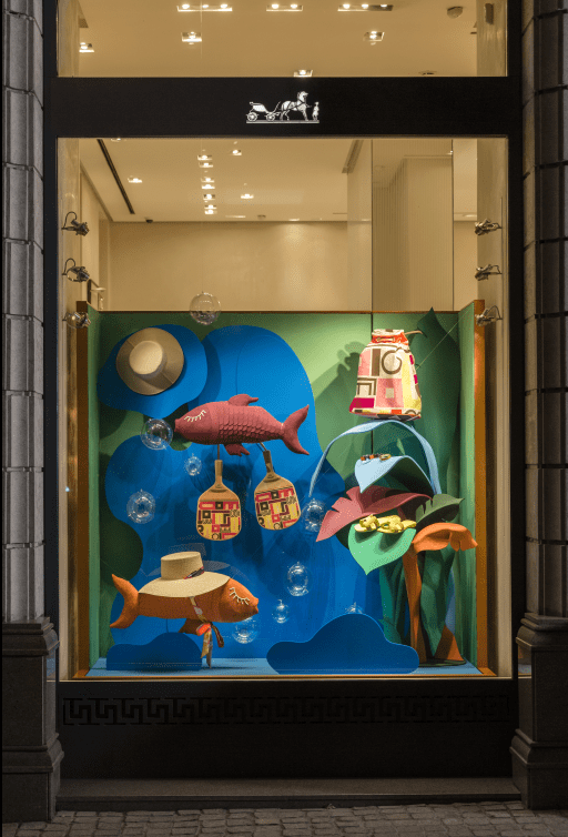 Витрины Hermès