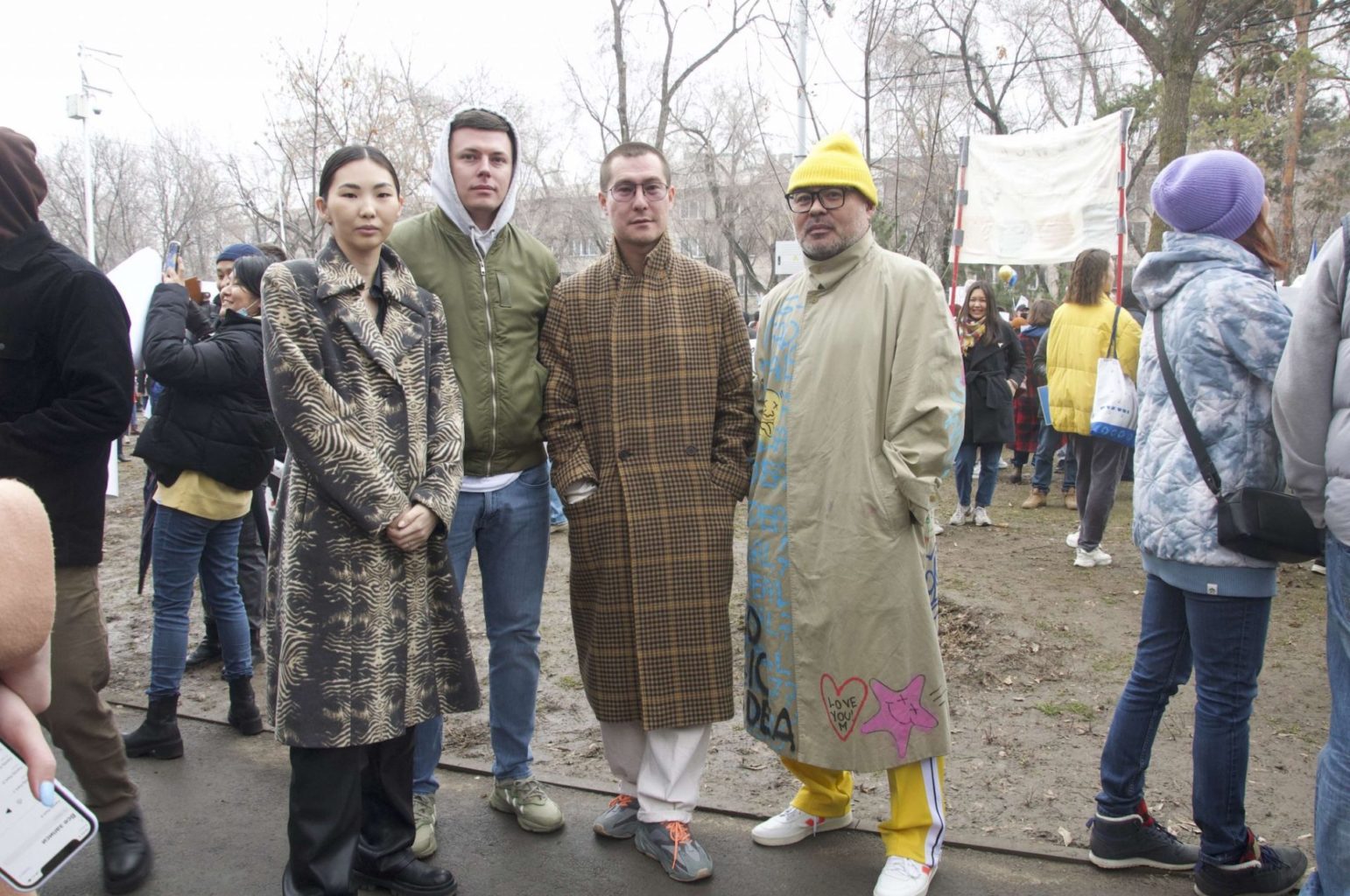 мирный митинг в Алматы