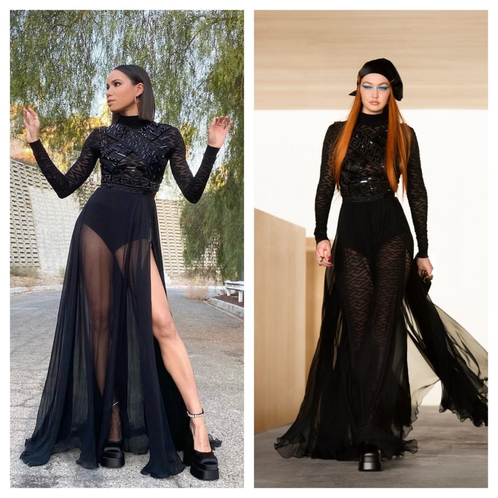 звезды в одинаковых нарядах