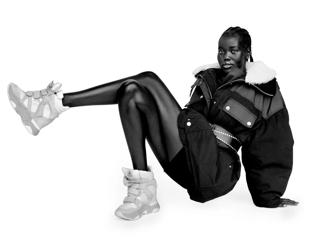 кроссовки Isabel Marant на танкетке