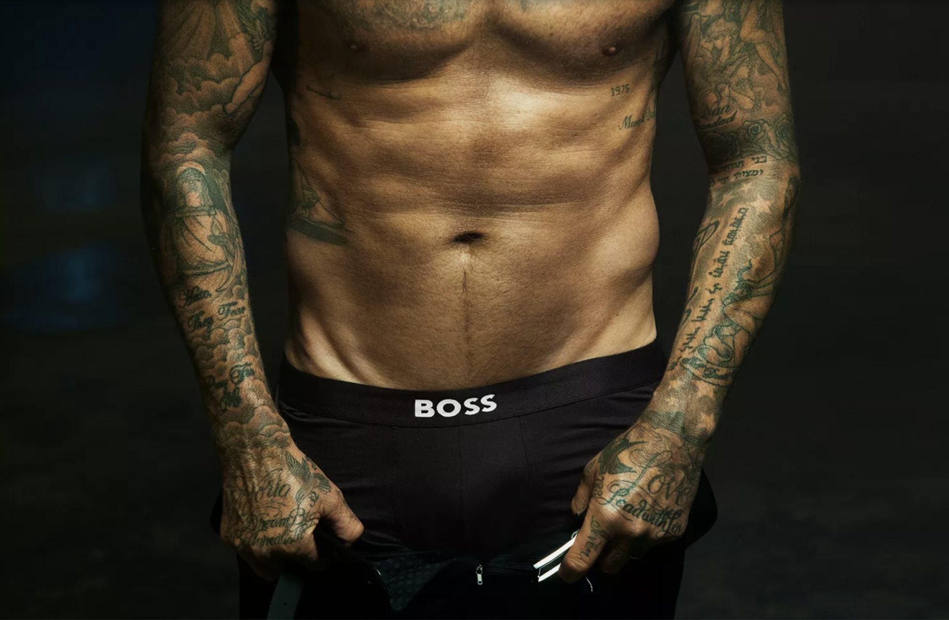 Дэвид Бекхэм Hugo Boss